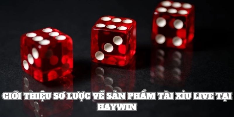 Giới thiệu sơ lược về sản phẩm Tài Xỉu Live tại Haywin