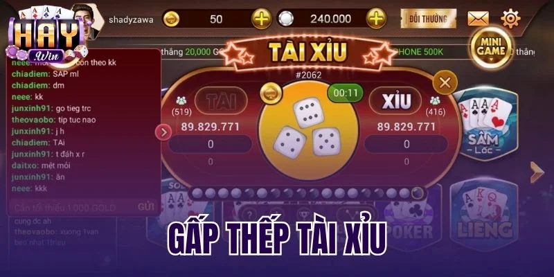 Gấp Thếp Tài Xỉu - Bảng Tính Vốn 8 Vòng Tại Haywin