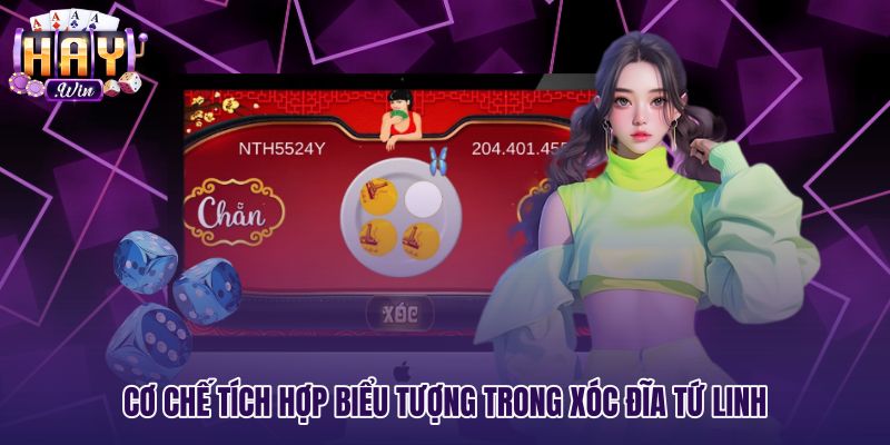 Biểu tượng linh vật và hệ số nhân Xóc đĩa tứ linh