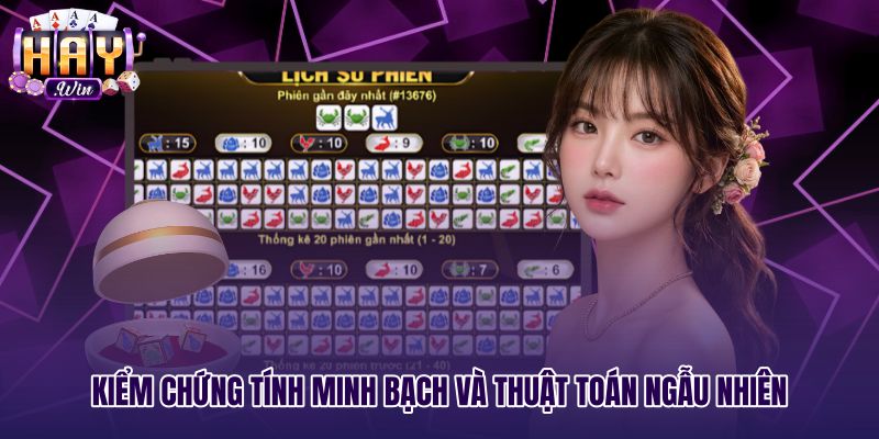 Thuật toán ngẫu nhiên minh bạch xóa bỏ bẫy bầu cua bịp